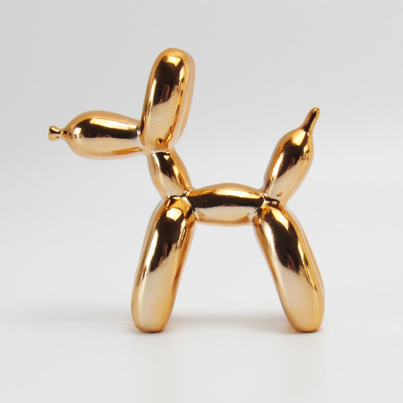 Electroplated Bubble Dog Figurine