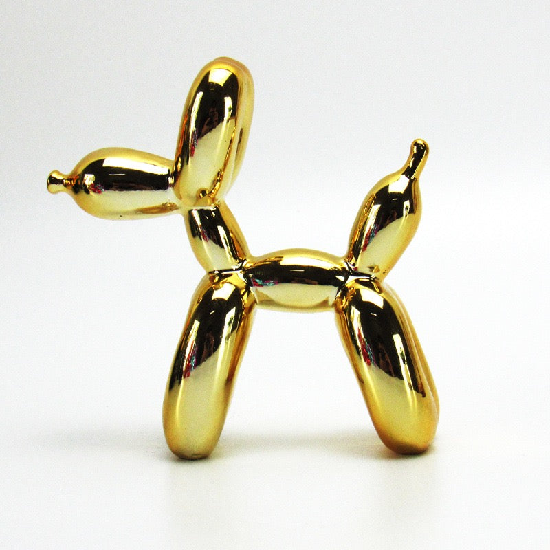 Electroplated Bubble Dog Figurine