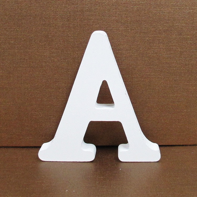 Wooden alphabet figurine