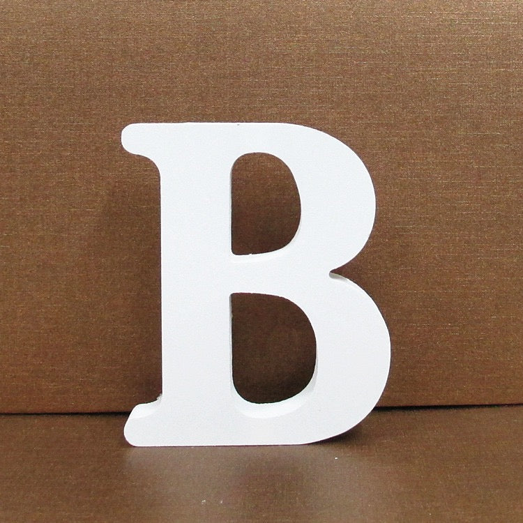 Wooden alphabet figurine
