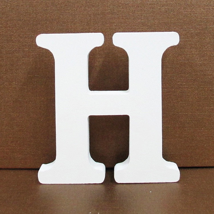 Wooden alphabet figurine