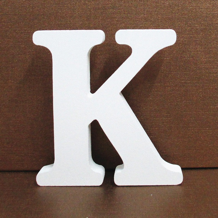 Wooden alphabet figurine