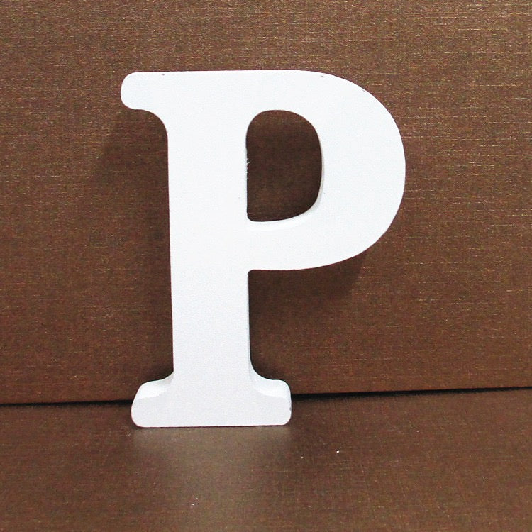 Wooden alphabet figurine