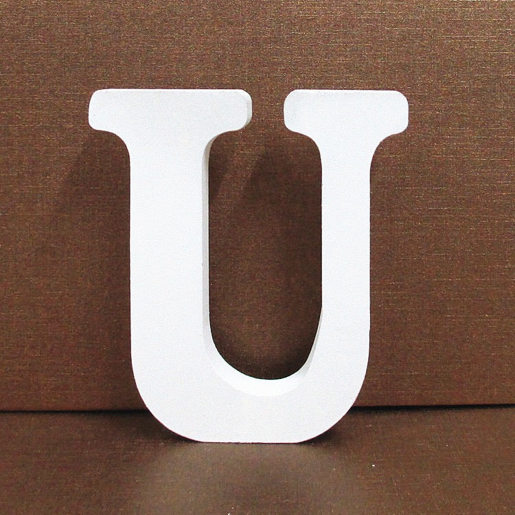 Wooden alphabet figurine