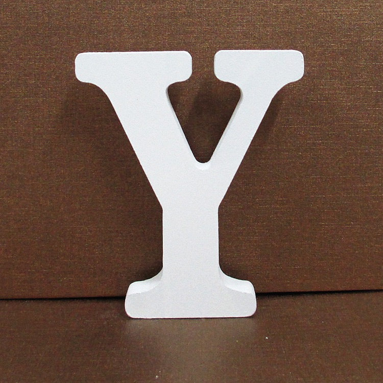 Wooden alphabet figurine