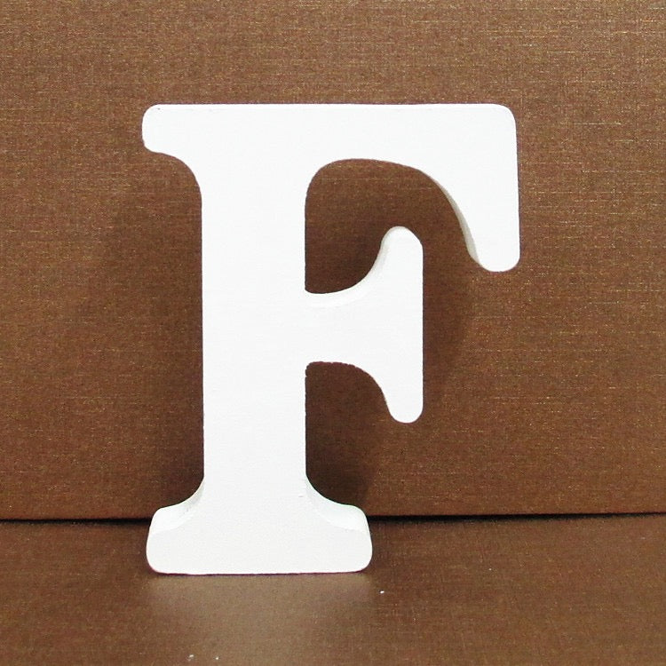 Wooden alphabet figurine