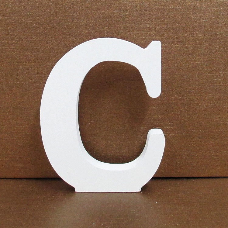 Wooden alphabet figurine