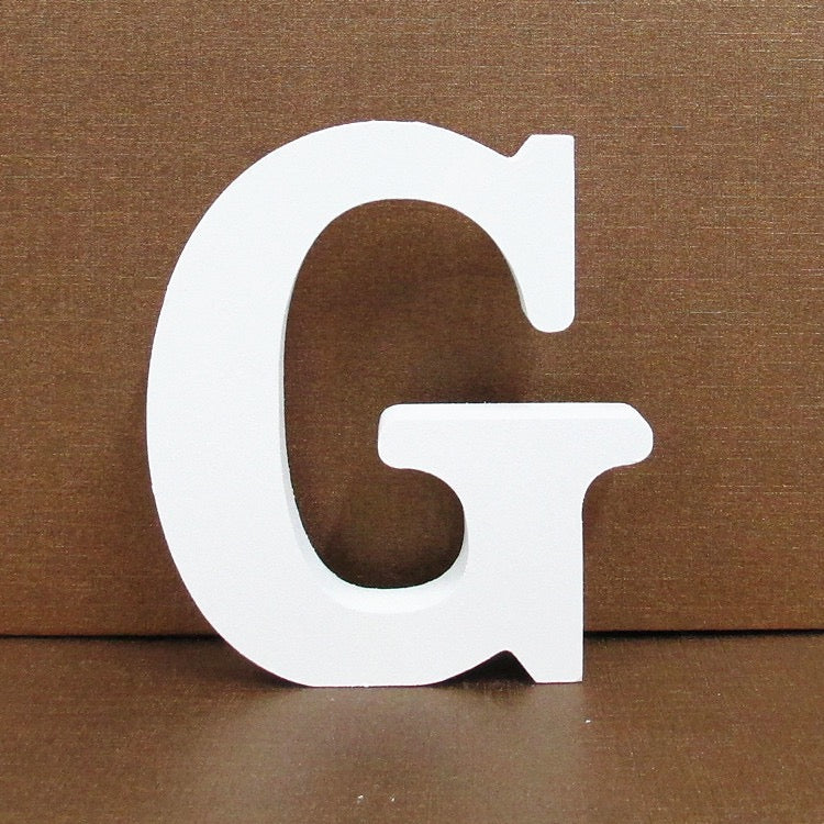 Wooden alphabet figurine