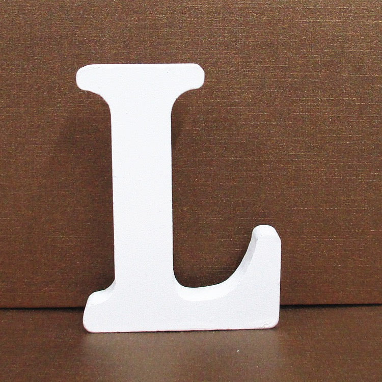 Wooden alphabet figurine