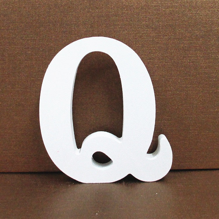 Wooden alphabet figurine