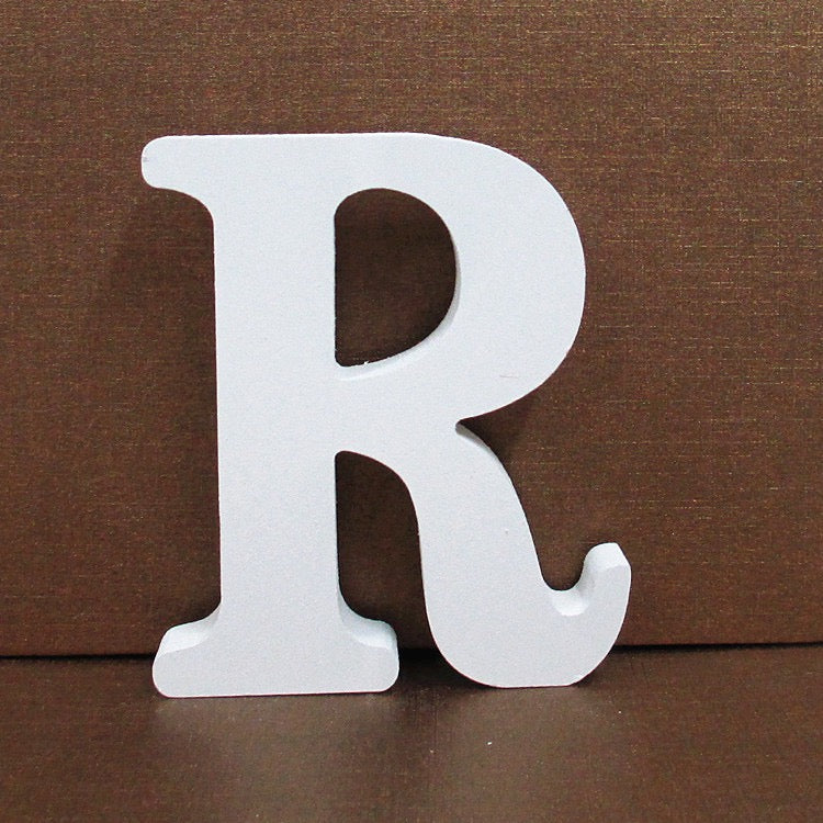 Wooden alphabet figurine