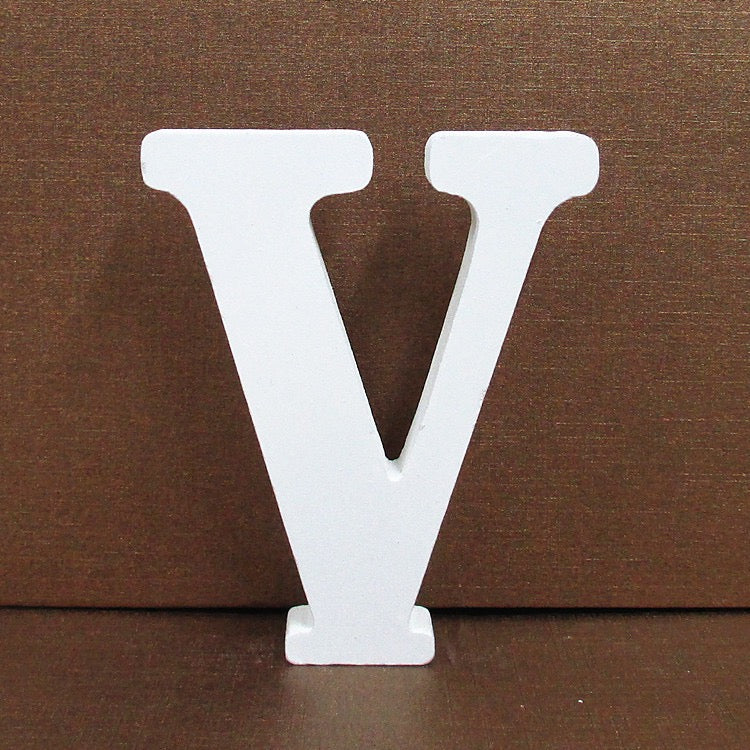 Wooden alphabet figurine