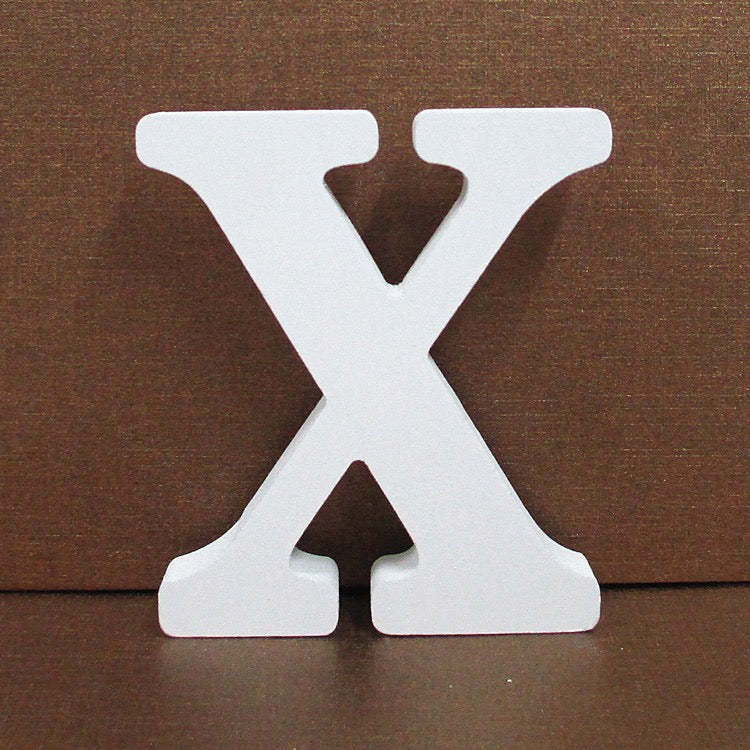 Wooden alphabet figurine