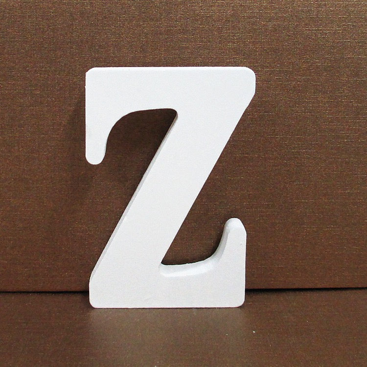 Wooden alphabet figurine