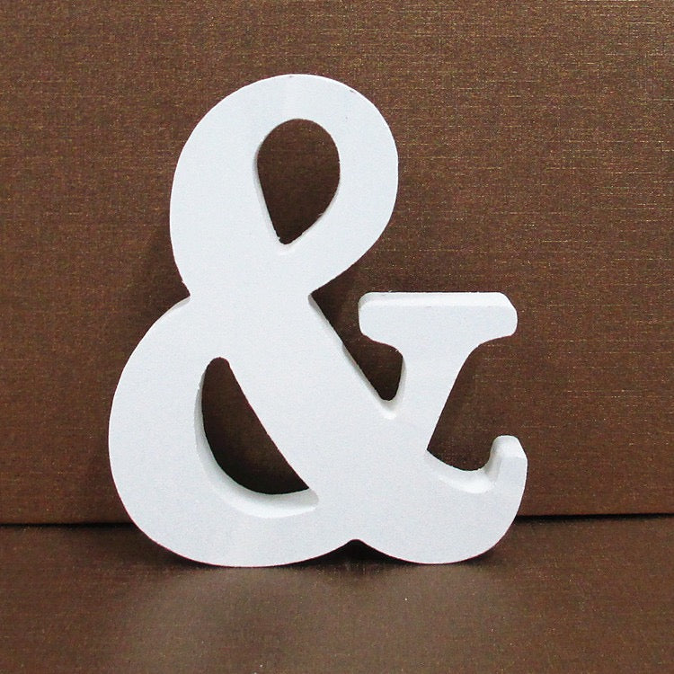 Wooden alphabet figurine