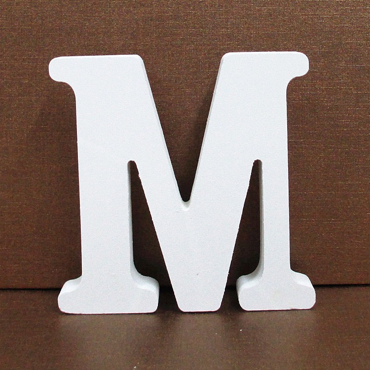 Wooden alphabet figurine