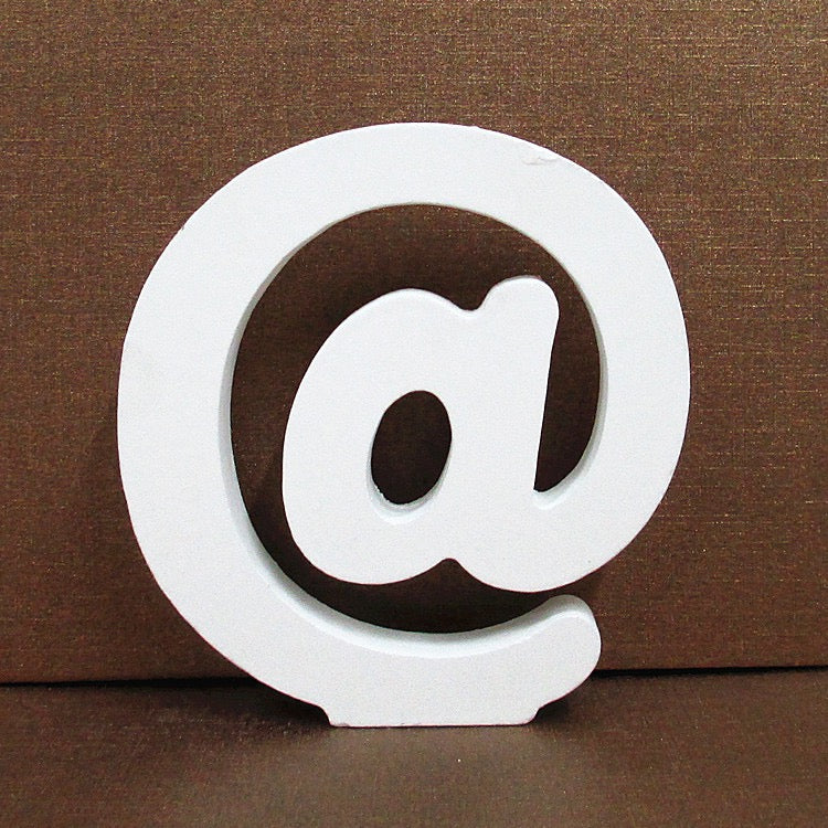 Wooden alphabet figurine
