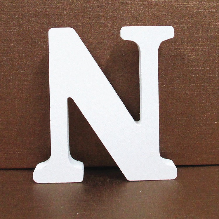Wooden alphabet figurine