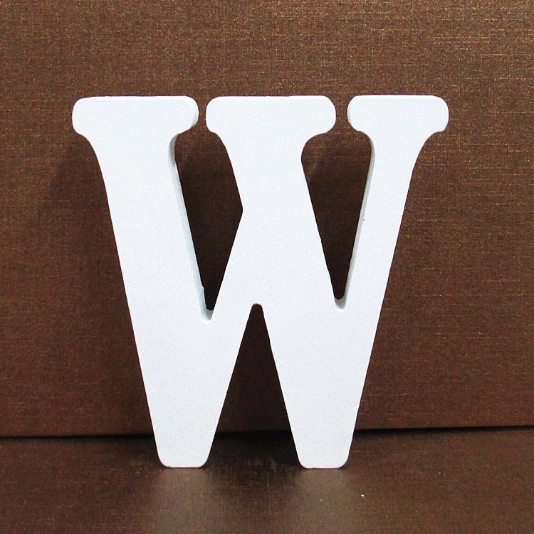 Wooden alphabet figurine