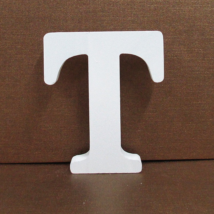 Wooden alphabet figurine