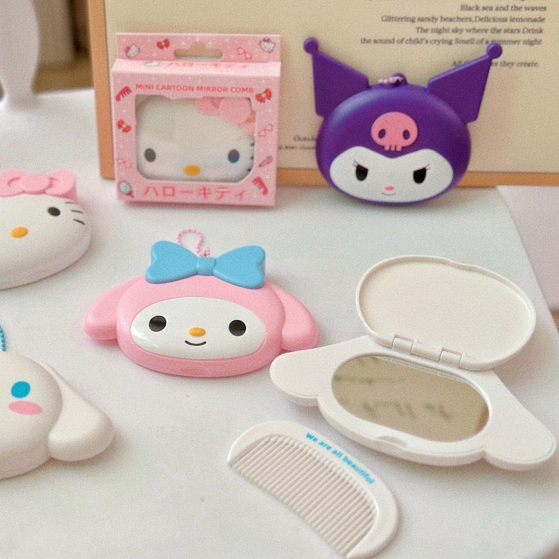 Keychain Folding Mirror