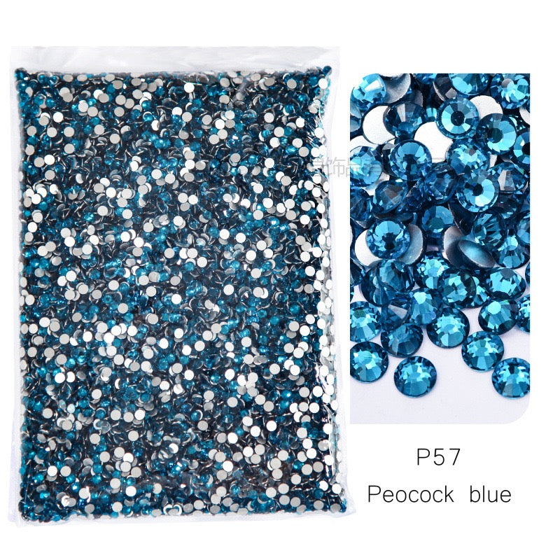 ( P1 - P70 ) Bulk Bag 14400pcs - Glass Rhinestones