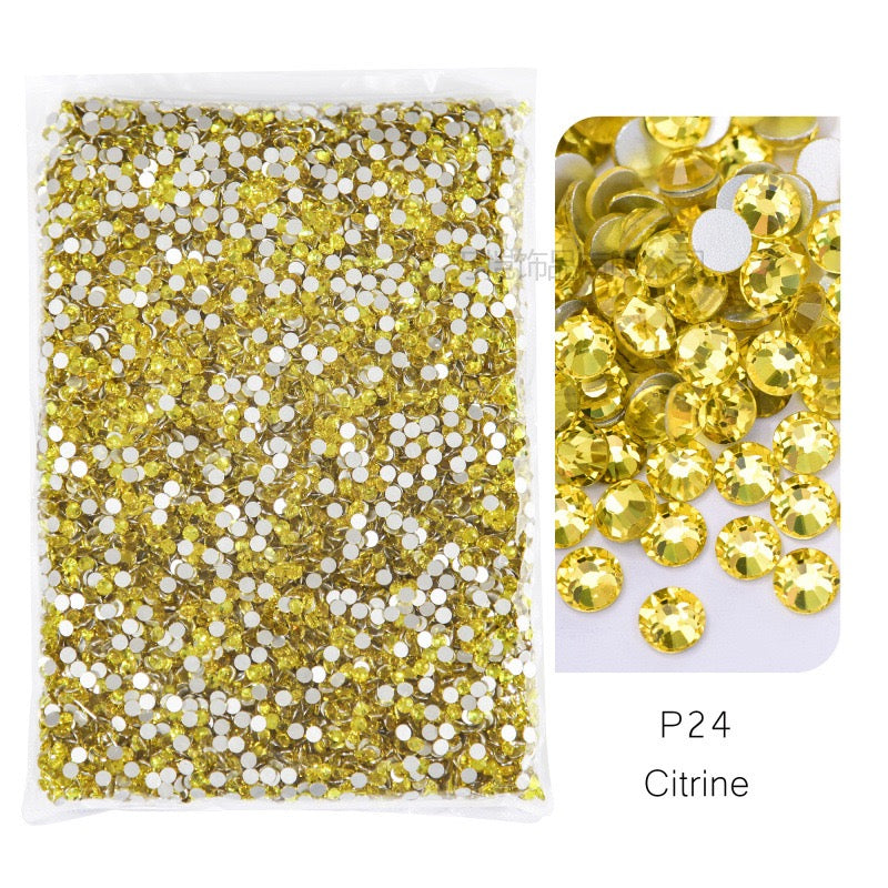 ( P1 - P70 ) Bulk Bag 14400pcs - Glass Rhinestones