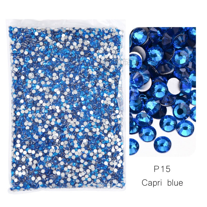 ( P1 - P70 ) Bulk Bag 14400pcs - Glass Rhinestones