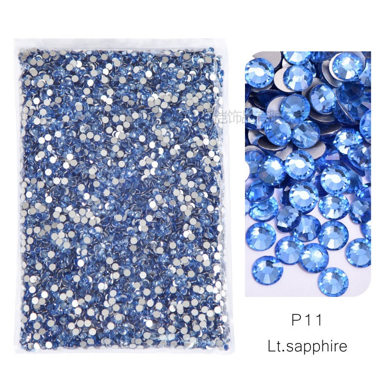 ( P1 - P70 ) Bulk Bag 14400pcs - Glass Rhinestones