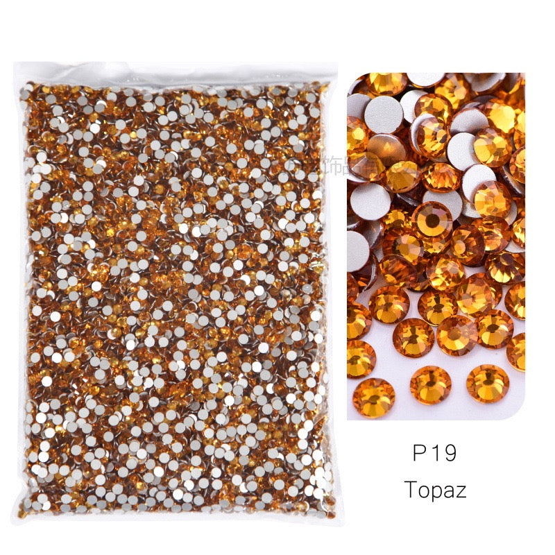 ( P1 - P70 ) Bulk Bag 14400pcs - Glass Rhinestones