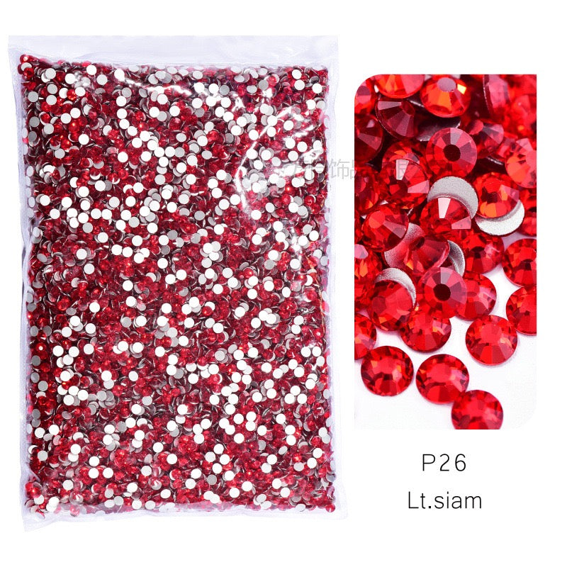 ( P1 - P70 ) Bulk Bag 14400pcs - Glass Rhinestones