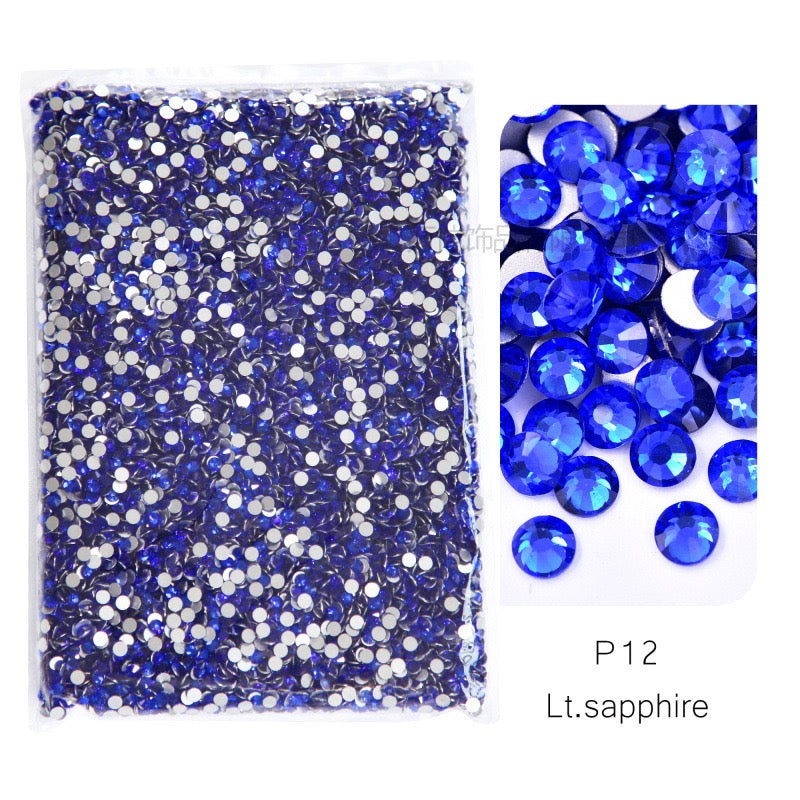 ( P1 - P70 ) Bulk Bag 14400pcs - Glass Rhinestones