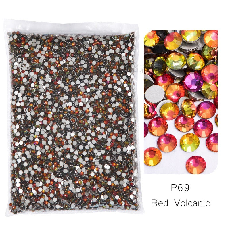( P1 - P70 ) Bulk Bag 14400pcs - Glass Rhinestones
