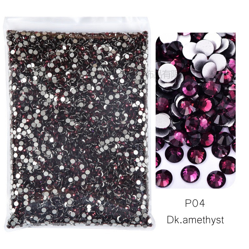 ( P1 - P70 ) Bulk Bag 14400pcs - Glass Rhinestones