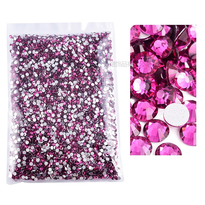 ( P1 - P70 ) Bulk Bag 14400pcs - Glass Rhinestones