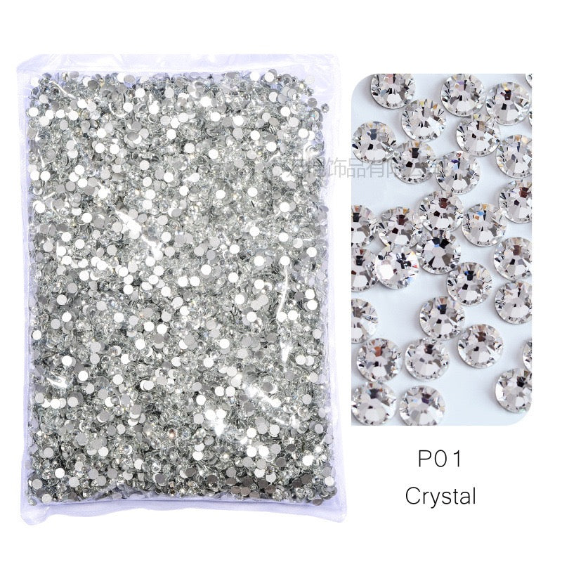 ( P1 - P70 ) Bulk Bag 14400pcs - Glass Rhinestones
