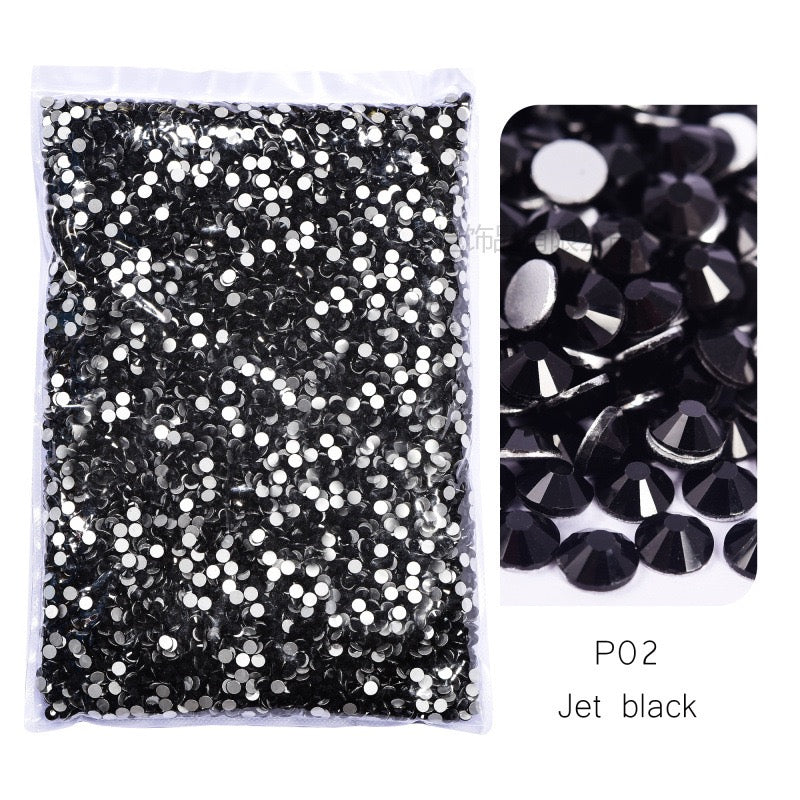 ( P1 - P70 ) Bulk Bag 14400pcs - Glass Rhinestones
