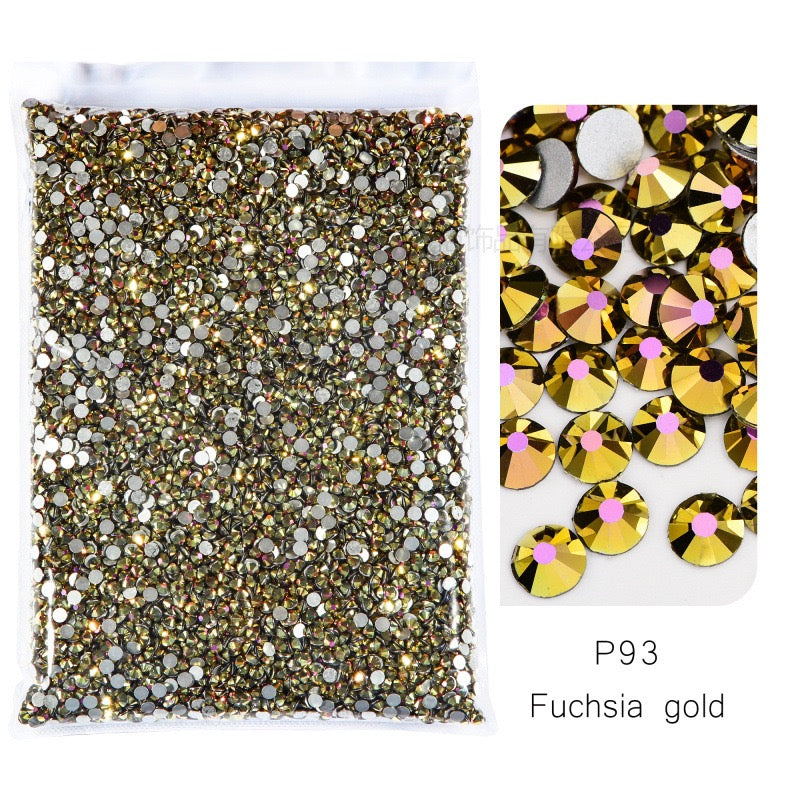 ( P72 - P131 ) Bulk Bag 14400pcs - Glass Rhinestones