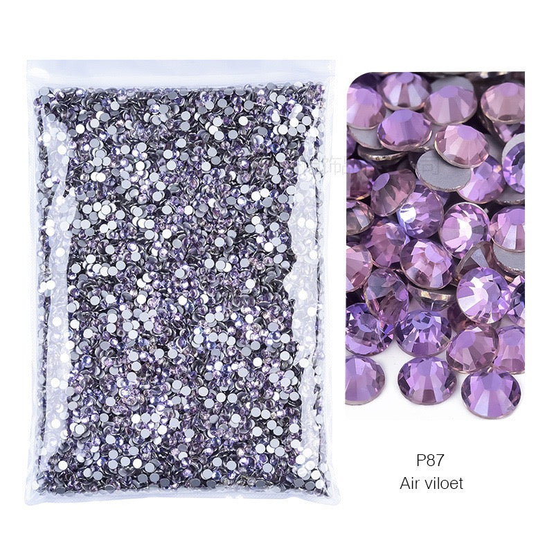 ( P72 - P131 ) Bulk Bag 14400pcs - Glass Rhinestones