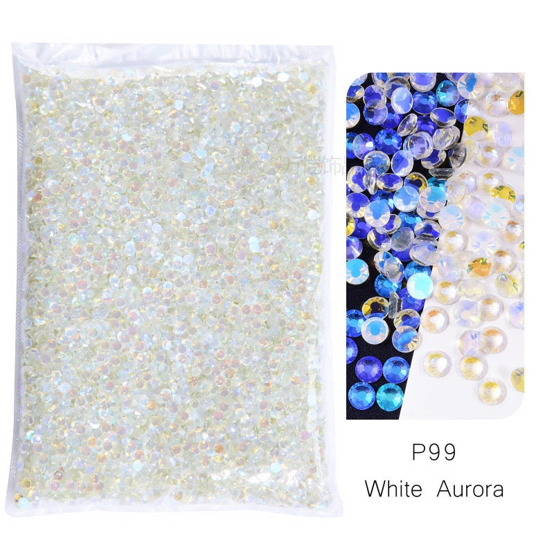 ( P72 - P131 ) Bulk Bag 14400pcs - Glass Rhinestones