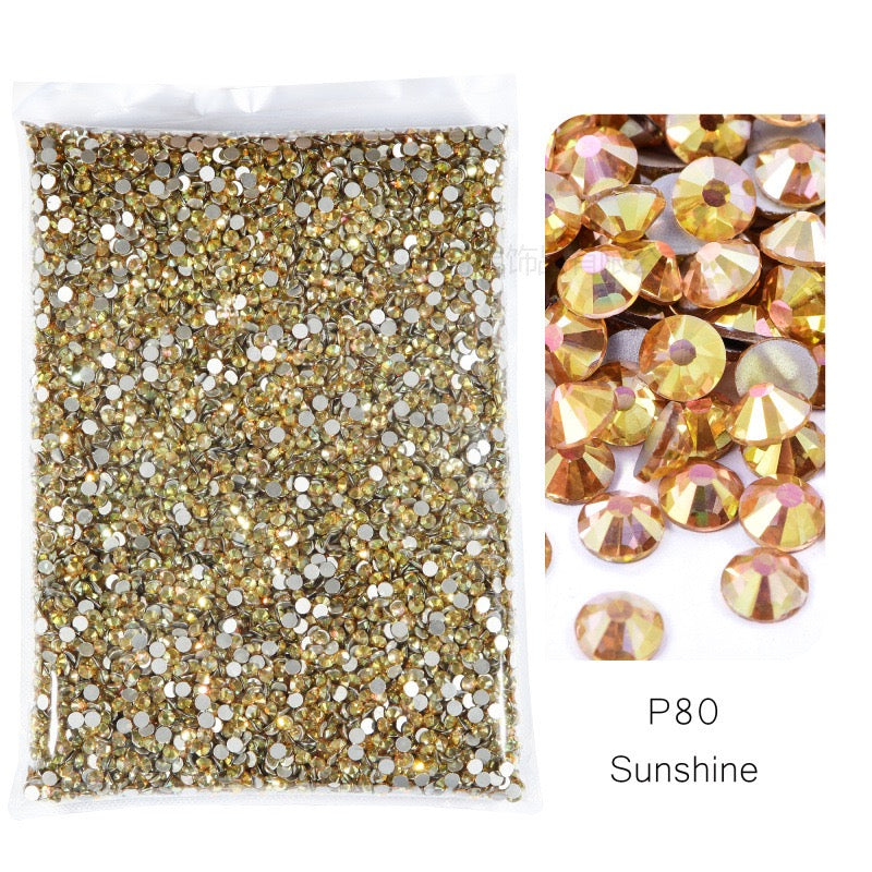 ( P72 - P131 ) Bulk Bag 14400pcs - Glass Rhinestones