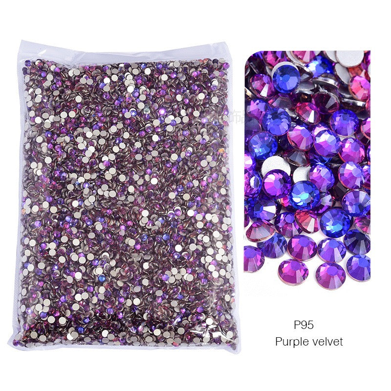 ( P72 - P131 ) Bulk Bag 14400pcs - Glass Rhinestones