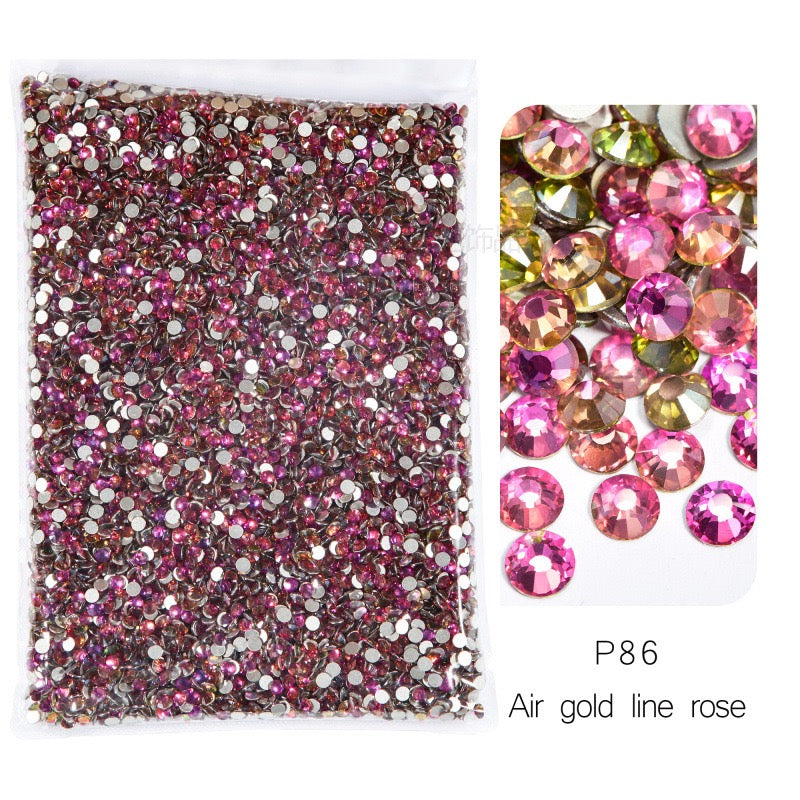 ( P72 - P131 ) Bulk Bag 14400pcs - Glass Rhinestones