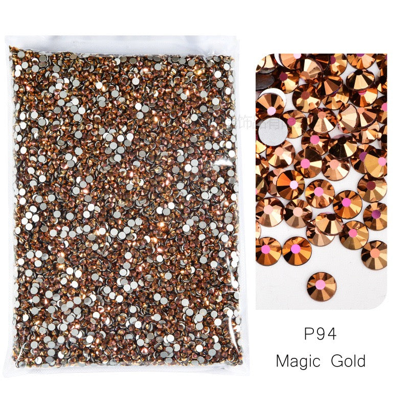 ( P72 - P131 ) Bulk Bag 14400pcs - Glass Rhinestones