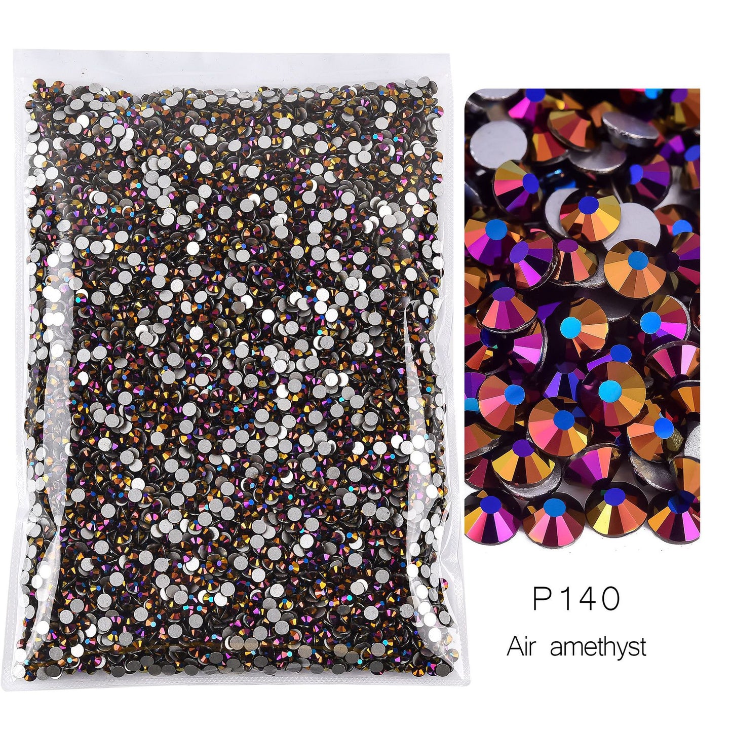 ( P72 - P131 ) Bulk Bag 14400pcs - Glass Rhinestones