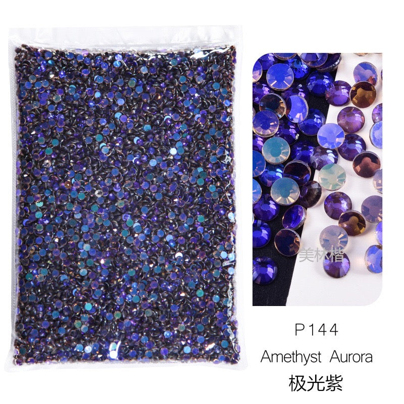 ( P132 - P167 ) Bulk Bag 14400pcs - Glass Rhinestones