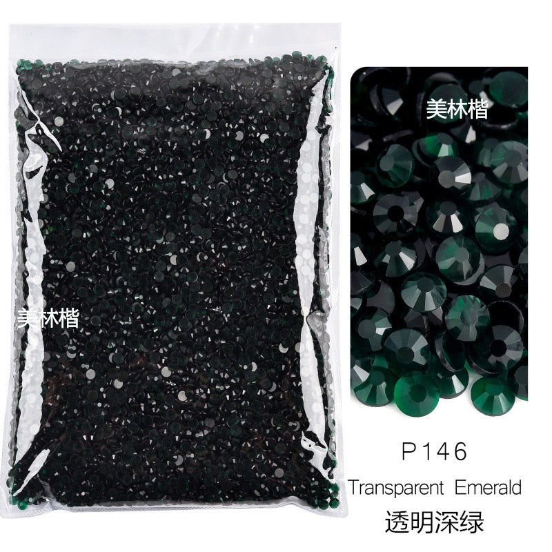 ( P132 - P167 ) Bulk Bag 14400pcs - Glass Rhinestones