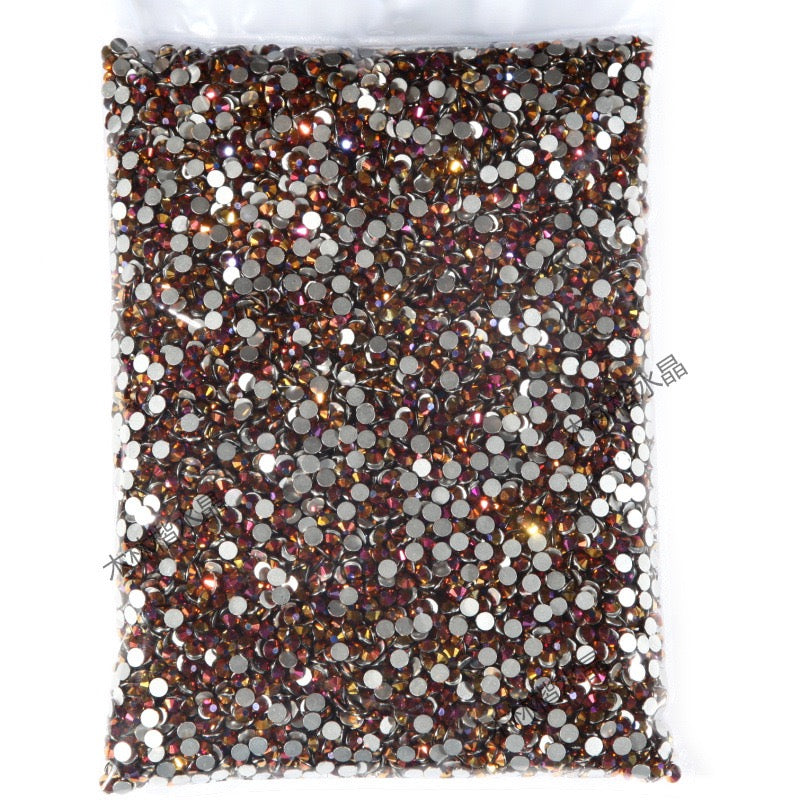 ( P132 - P167 ) Bulk Bag 14400pcs - Glass Rhinestones