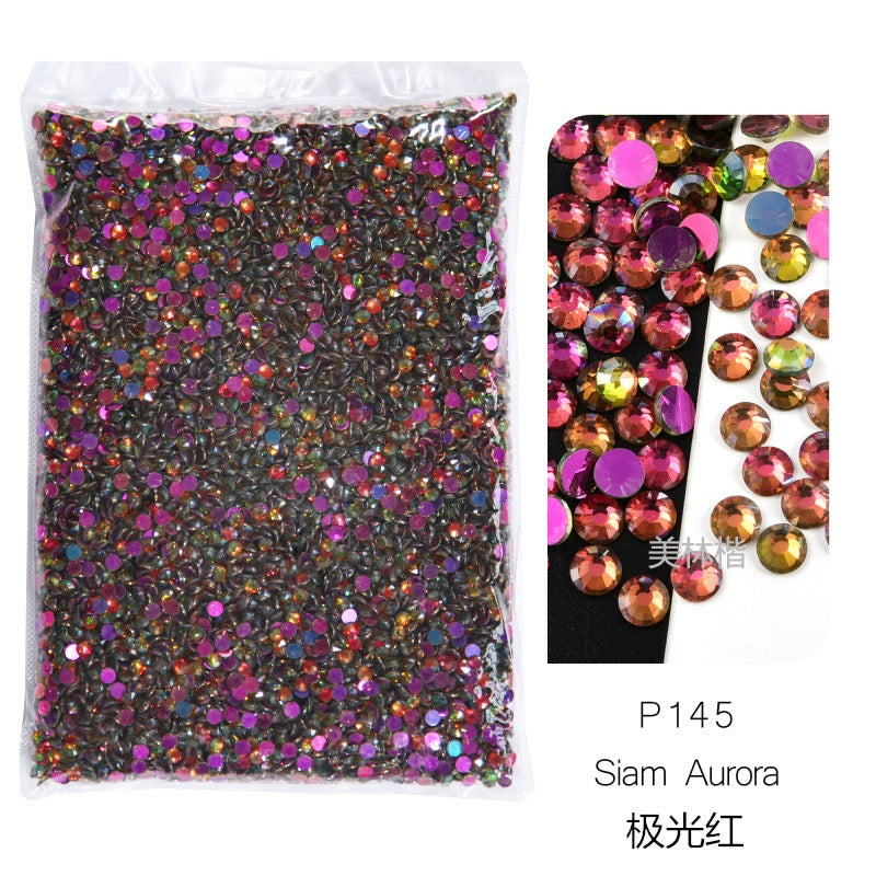 ( P132 - P167 ) Bulk Bag 14400pcs - Glass Rhinestones