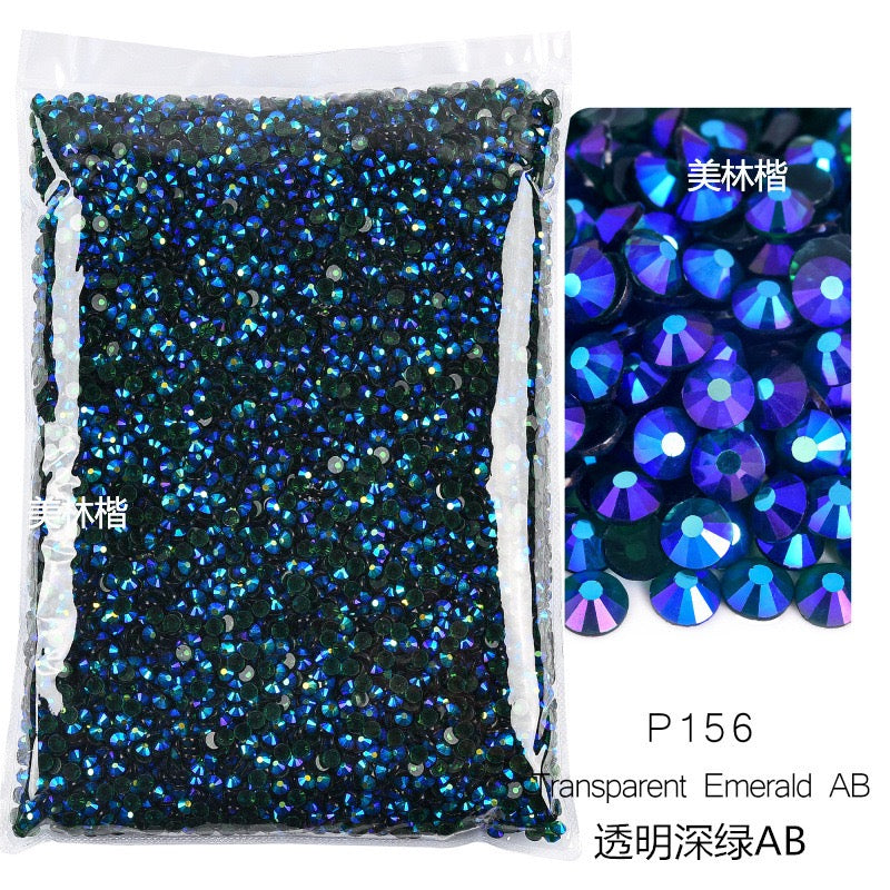 ( P132 - P167 ) Bulk Bag 14400pcs - Glass Rhinestones